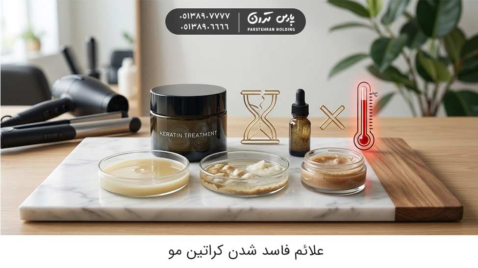 how do we know if hair keratin is damaged 1 علائم فاسد شدن کراتین مو؛ از کجا بفهمیم مواد کراتین مو خراب شده؟