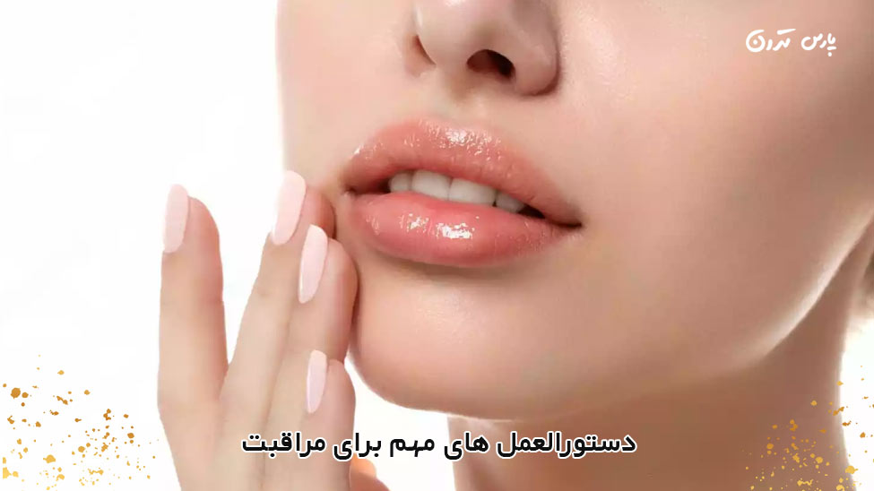 Important care instructions دستوالعمل های مراقبتی شیدینگ لب یا رژ لب