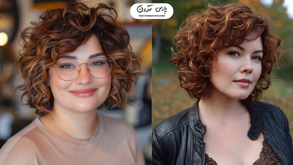 Short angled bob باب کوتاه زاویهدار؛ مناسب کاهش گردی گونهها