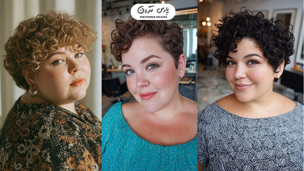 Short curly hairstyles Wiki مدل موی کوتاه فر ویکی؛ ظاهر مرتب و کشیده برای صورت گرد