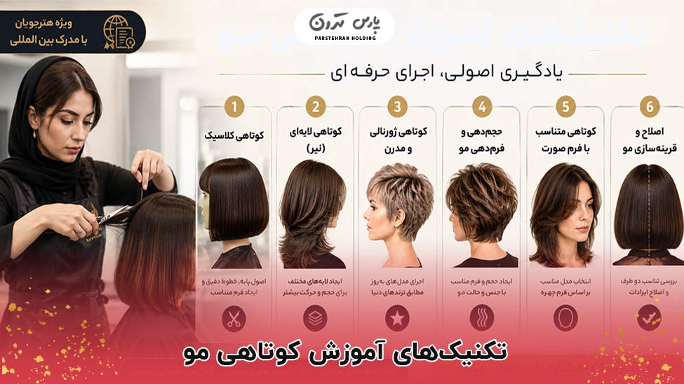Haircut training techniques تکنیکهای آموزش کوتاهی مو