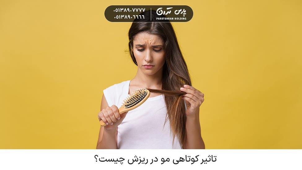 What is the effect of cutting hair on hair loss تاثیر کوتاهی مو در ریزش چیست