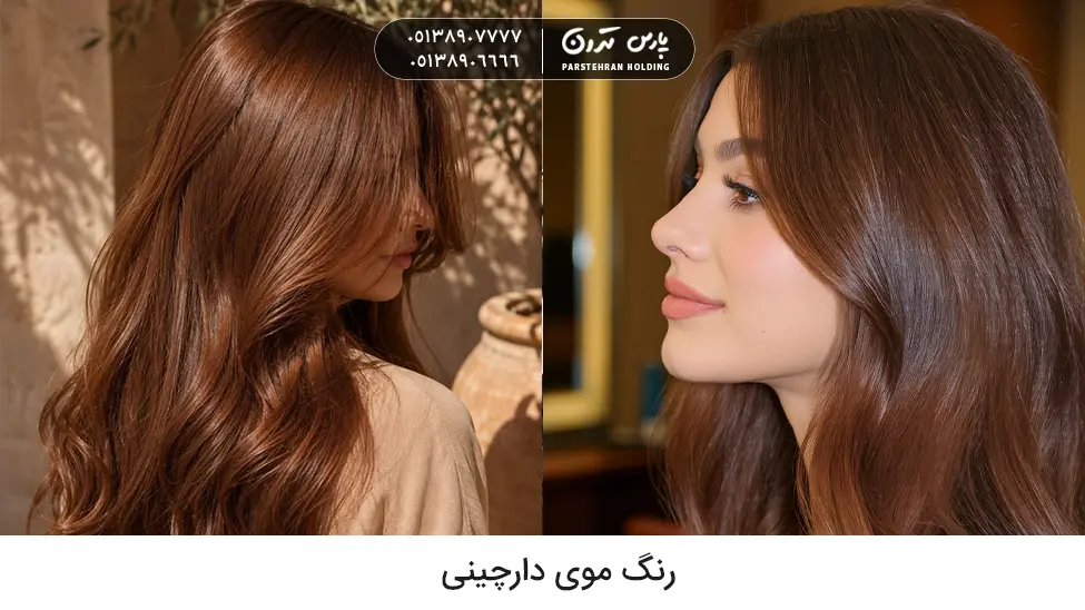Cinnamon hair color رنگ موی دارچینی