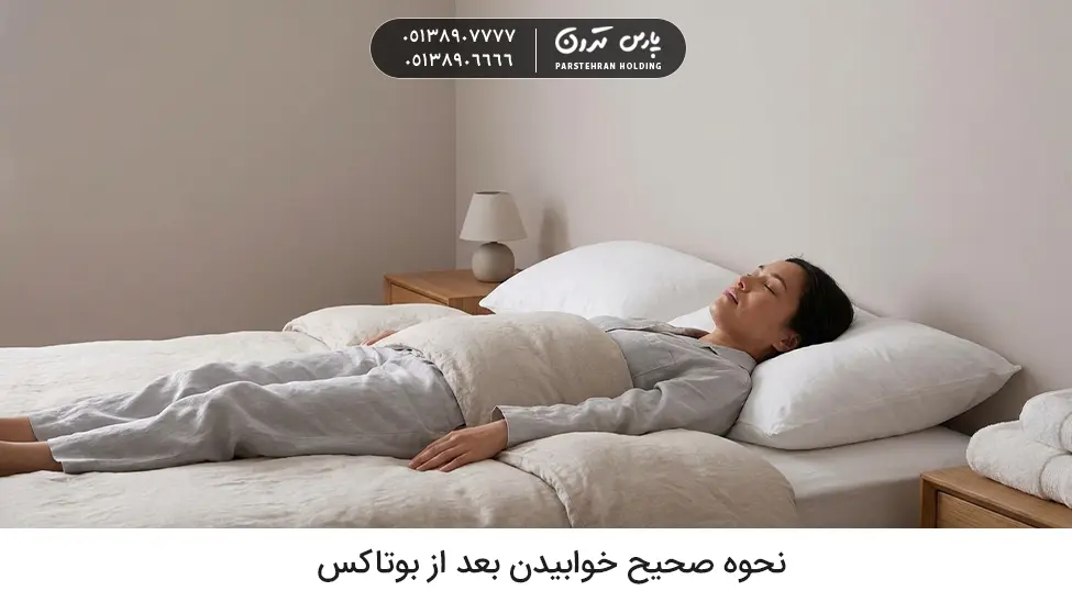 How to sleep properly after نحوه صحیح خوابیدن بعد از بوتاکس چیست
