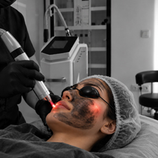 Hollywood carbon peeling پیلینگ کربن هالیوودی در مشهد