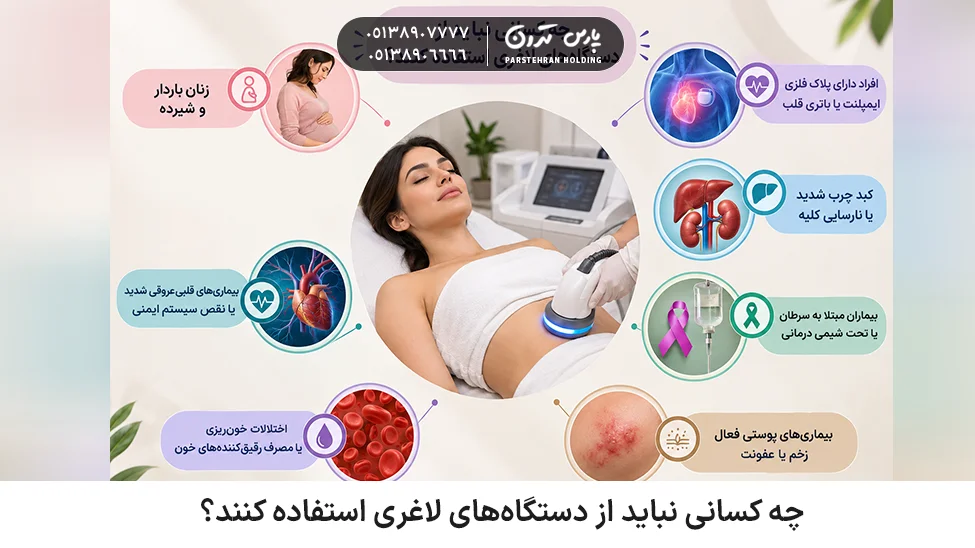 Who should not use slimming devices چه کسانی نباید از دستگاههای لاغری استفاده کنند؟